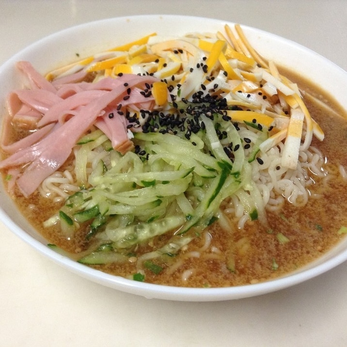 簡単!! 袋麺でアレンジ冷麺